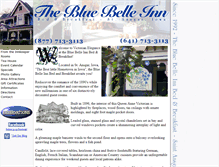 Tablet Screenshot of bluebelleinn.com